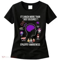 Epilepsy Awareness Month Epilepsy Warrior Women's T-Shirt thumb 0