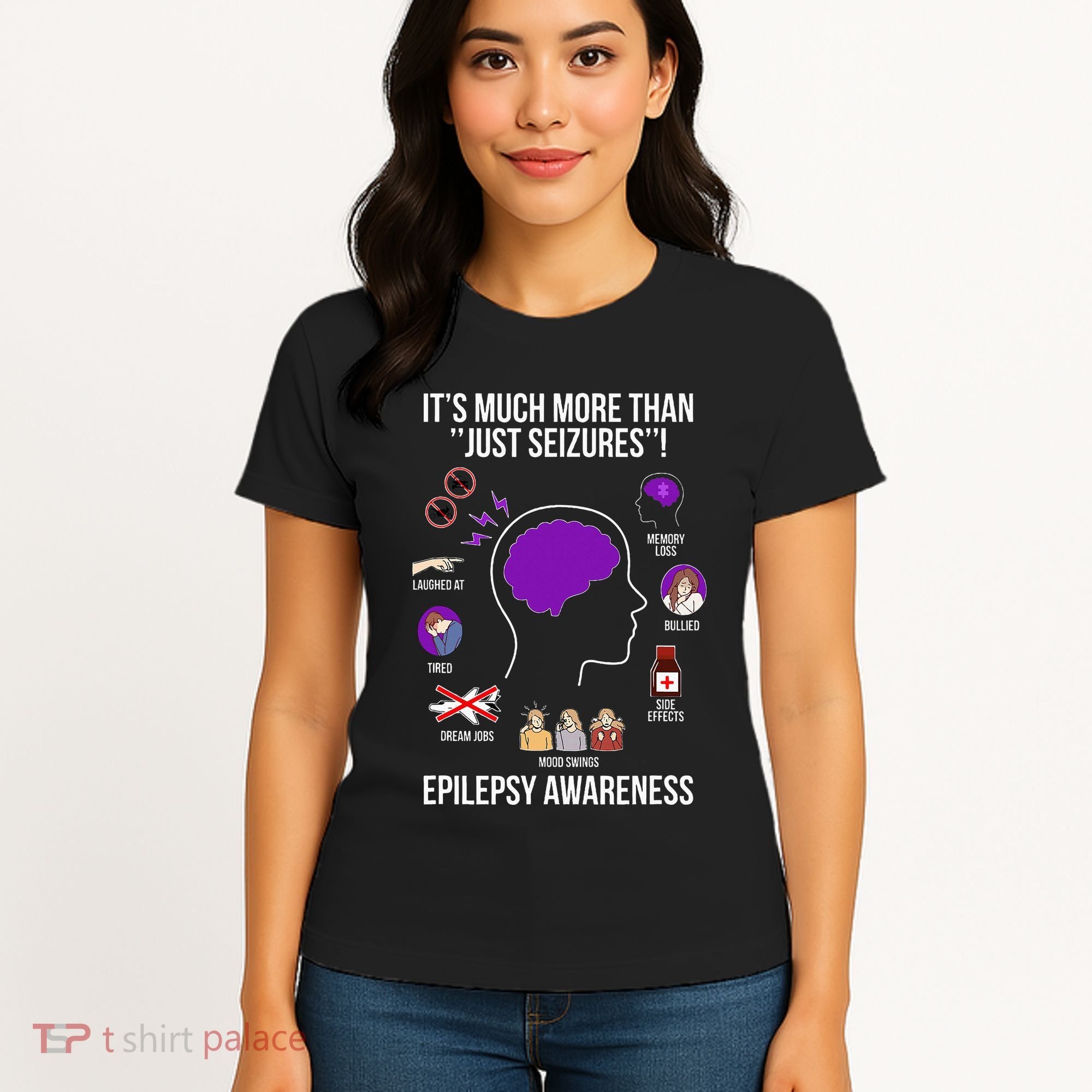 Epilepsy Awareness Month Epilepsy Warrior Women's T-Shirt