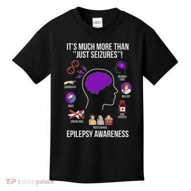 Epilepsy Awareness Month Epilepsy Warrior Kids T-Shirt