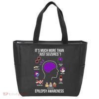 Epilepsy Awareness Month Epilepsy Warrior Tote Bag thumb 0