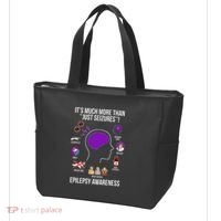 Epilepsy Awareness Month Epilepsy Warrior Tote Bag thumb 3