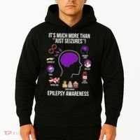 Epilepsy Awareness Month Epilepsy Warrior Hoodie thumb 2