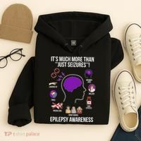 Epilepsy Awareness Month Epilepsy Warrior Hoodie thumb 4