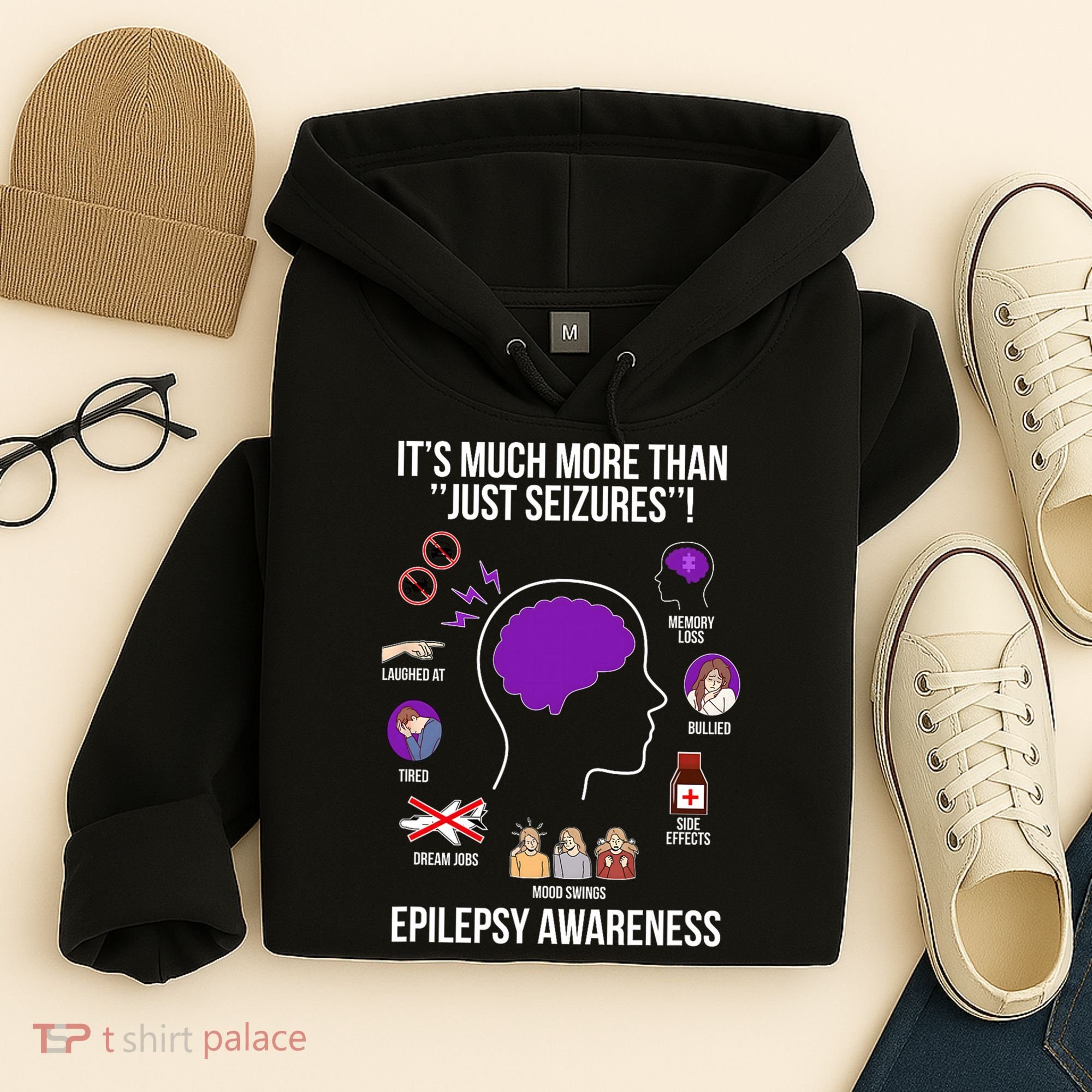 Epilepsy Awareness Month Epilepsy Warrior Hoodie