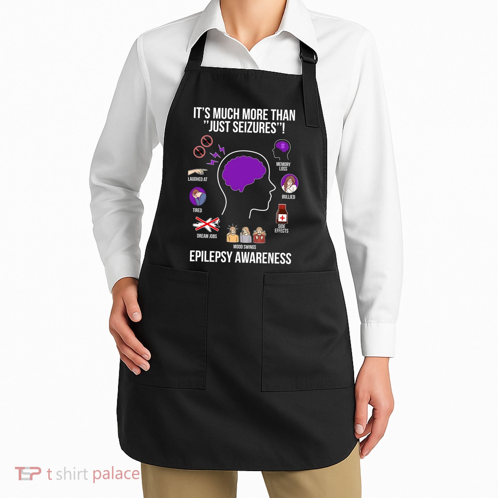 Epilepsy Awareness Month Epilepsy Warrior Apron