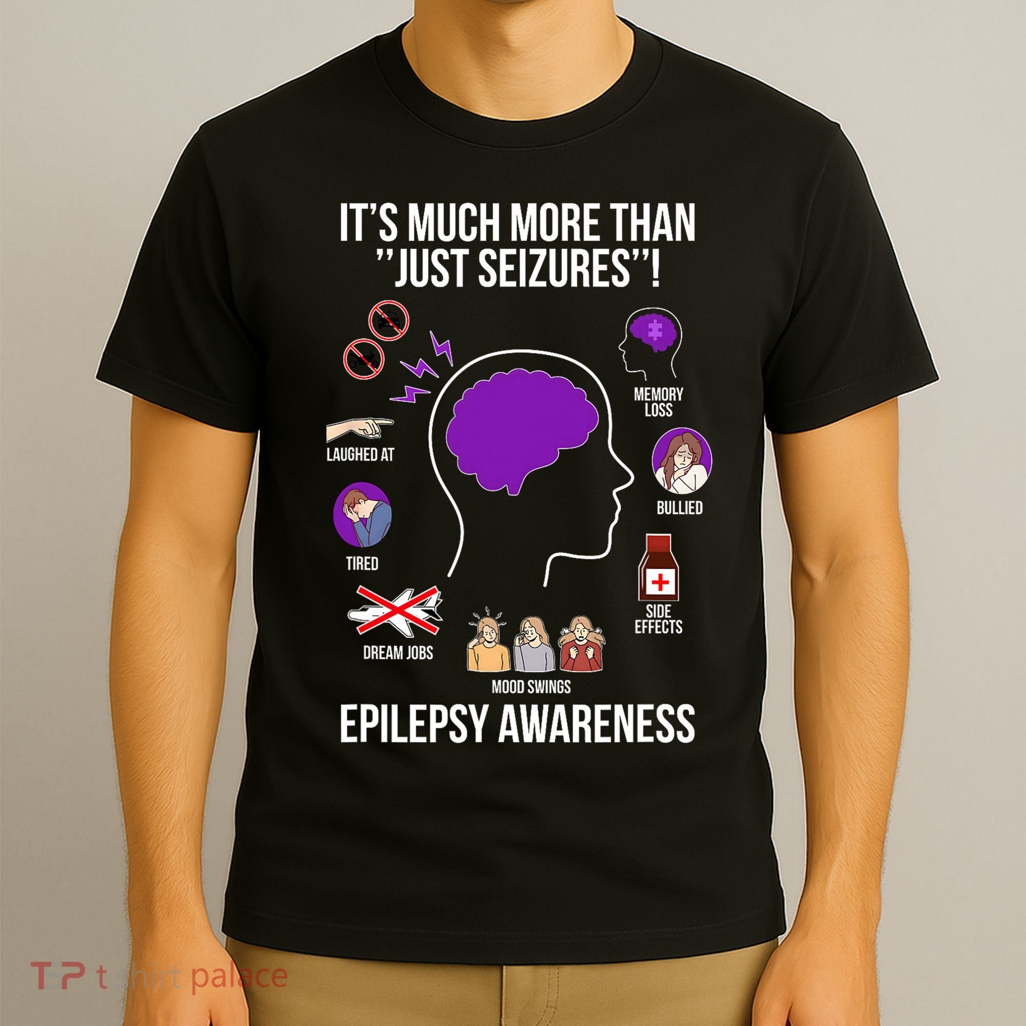 Epilepsy Awareness Month Epilepsy Warrior T-Shirt