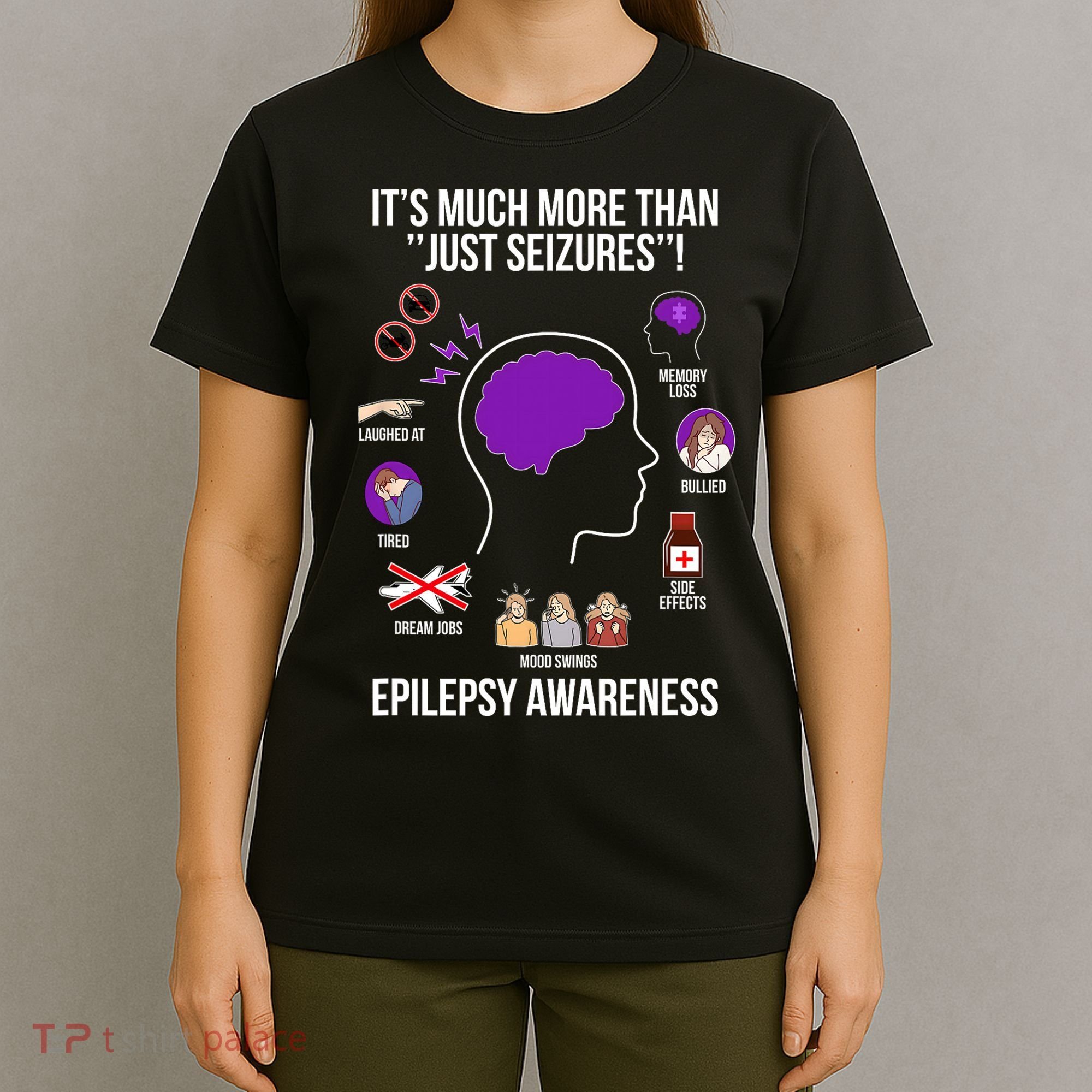 Epilepsy Awareness Month Epilepsy Warrior T-Shirt