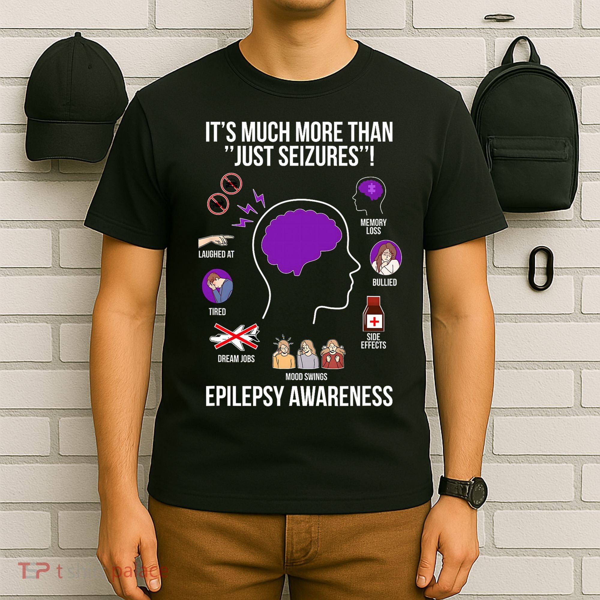 Epilepsy Awareness Month Epilepsy Warrior T-Shirt