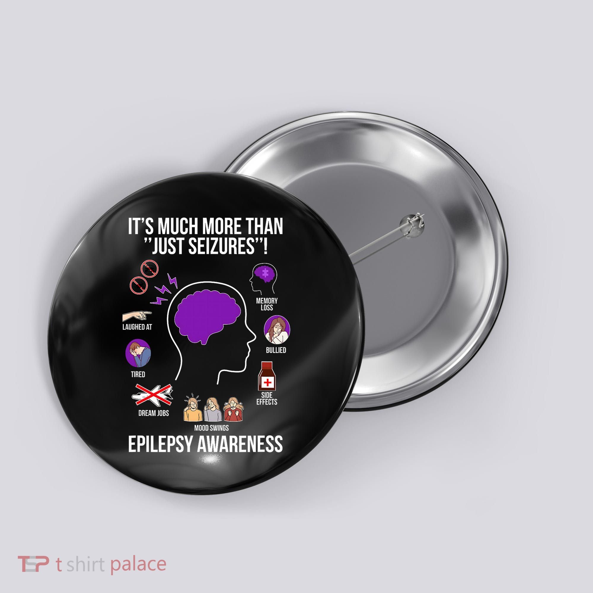 Epilepsy Awareness Month Epilepsy Warrior Button