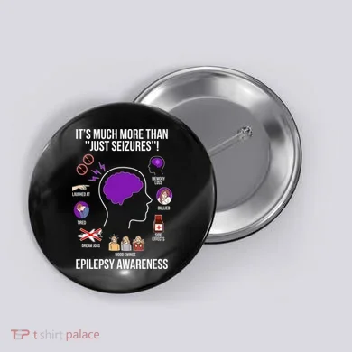 Epilepsy Awareness Month Epilepsy Warrior Button