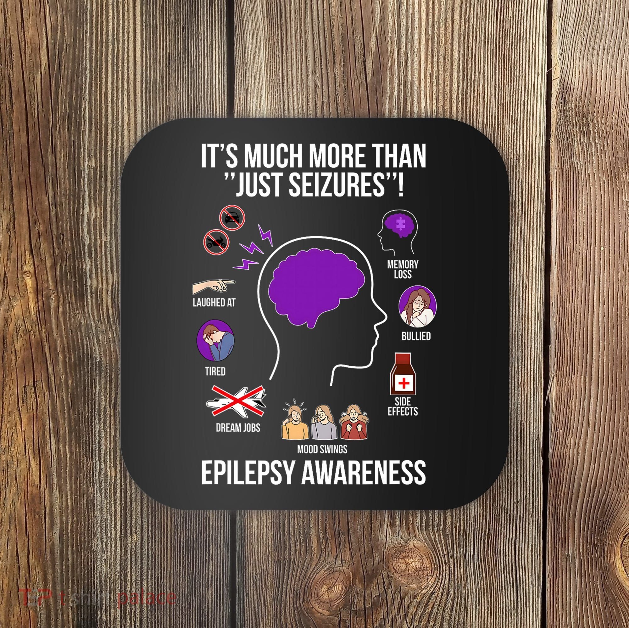 Epilepsy Awareness Month Epilepsy Warrior Coaster