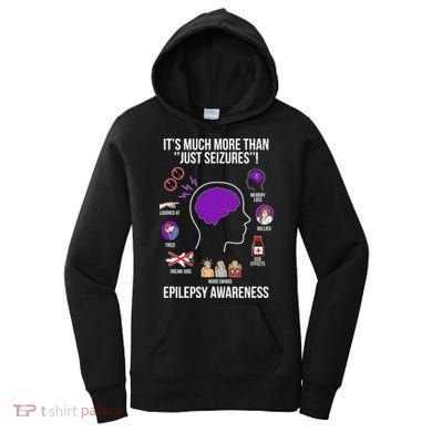 Epilepsy Awareness Month Epilepsy Warrior Women's Hoodie