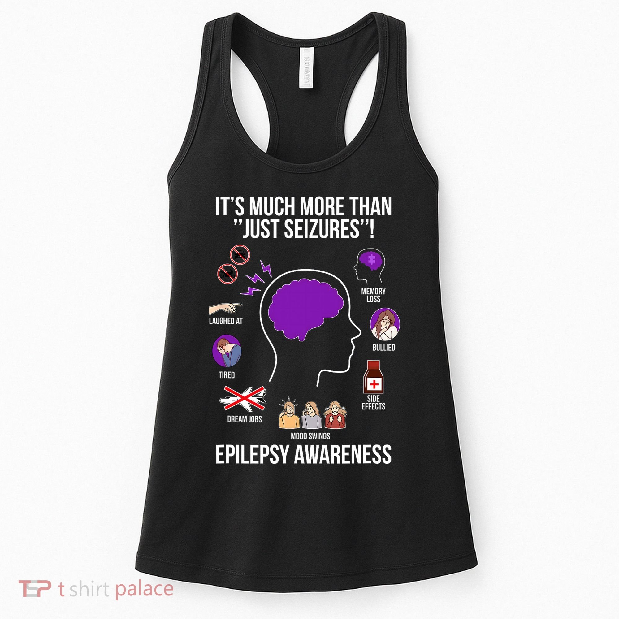 Epilepsy Awareness Month Epilepsy Warrior Women's Tank Top