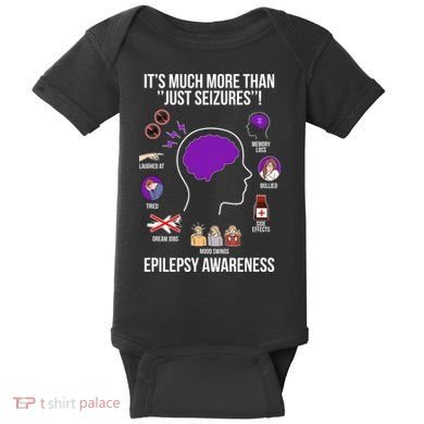 Epilepsy Awareness Month Epilepsy Warrior Baby Bodysuit
