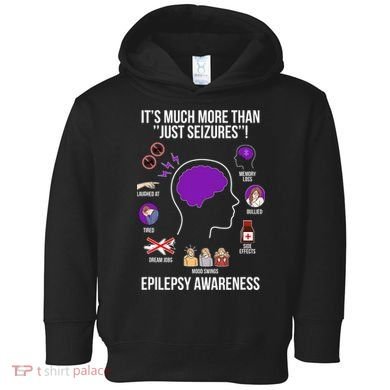 Epilepsy Awareness Month Epilepsy Warrior Toddler Hoodie