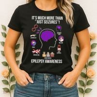 Epilepsy Awareness Month Epilepsy Warrior Women's T-Shirt thumb 2