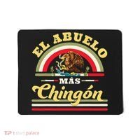 El Abuelo Mas Chingon Funny Mexican Flag Cool Grandpa Regalo Mousepad thumb 0