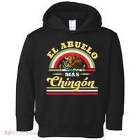 El Abuelo Mas Chingon Funny Mexican Flag Cool Grandpa Regalo Toddler Hoodie thumb 0