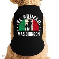 El Abuelo Mas Chingon Mexican Grandpa Cinco De Mayo Flag Doggie Tank thumb 0