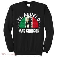 El Abuelo Mas Chingon Mexican Grandpa Cinco De Mayo Flag Sweatshirt thumb 0