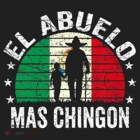 El Abuelo Mas Chingon Mexican Grandpa Cinco De Mayo Flag Beanie thumb 2