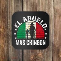 El Abuelo Mas Chingon Mexican Grandpa Cinco De Mayo Flag Coaster thumb 0