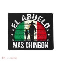 El Abuelo Mas Chingon Mexican Grandpa Cinco De Mayo Flag Mousepad thumb 0