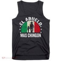 El Abuelo Mas Chingon Mexican Grandpa Cinco De Mayo Flag Tank Top thumb 0