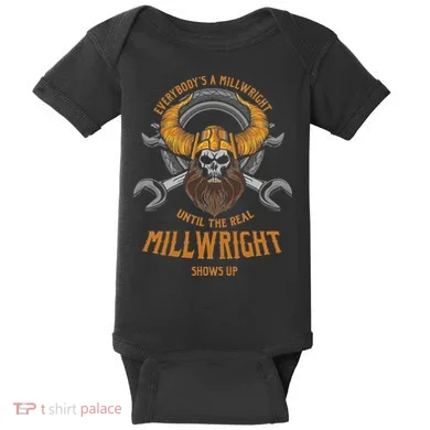 EverybodyS A Millwright Awesome Real Millwright Baby Bodysuit
