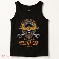 EverybodyS A Millwright Awesome Real Millwright Tank Top thumb 2
