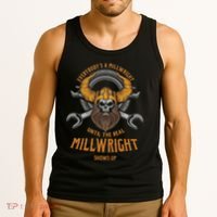 EverybodyS A Millwright Awesome Real Millwright Tank Top thumb 3