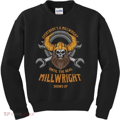 EverybodyS A Millwright Awesome Real Millwright Kids Sweatshirt