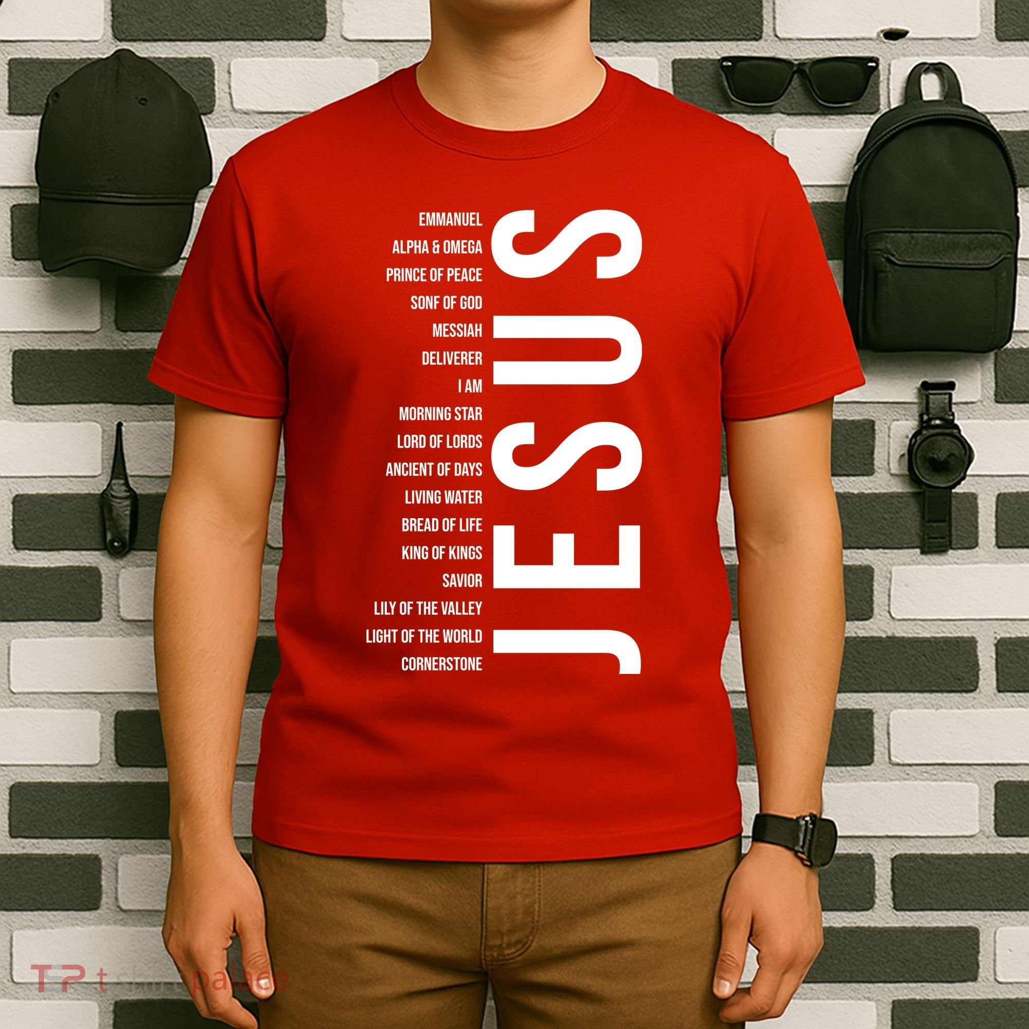 Emmanuel Alpha Omega Prince Of Peace Son Of God Jesus T-Shirt