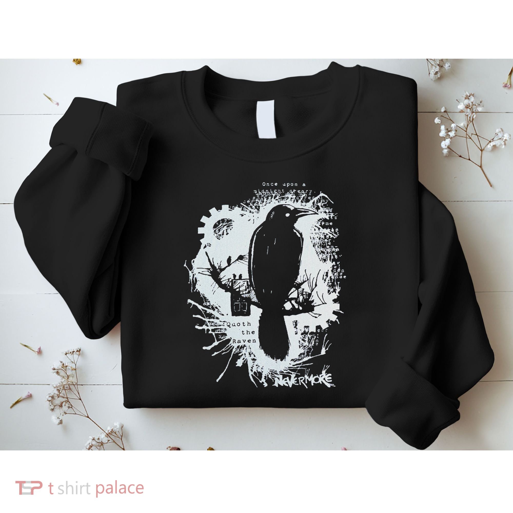 Edgar Allan Poe Tales Of Poe Gif Readers Gothic Sweatshirt