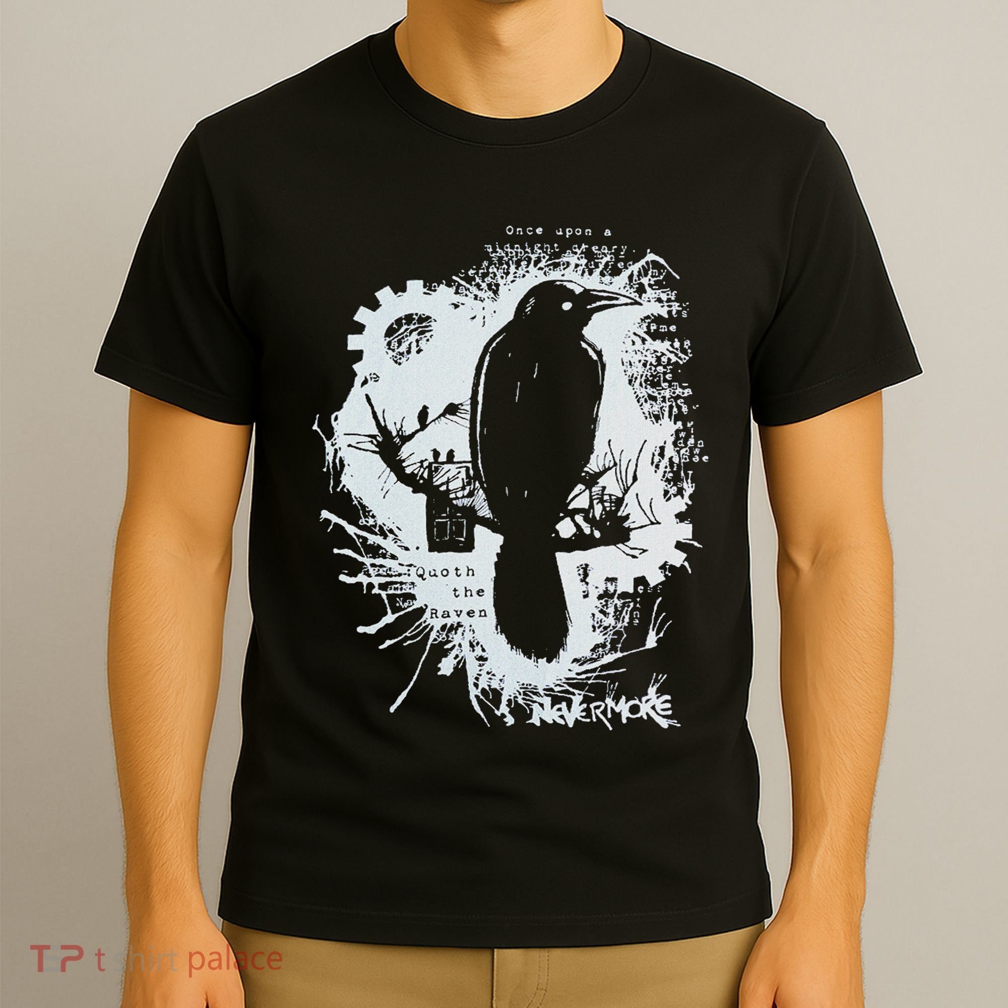 Edgar Allan Poe Tales Of Poe Gif Readers Gothic T-Shirt