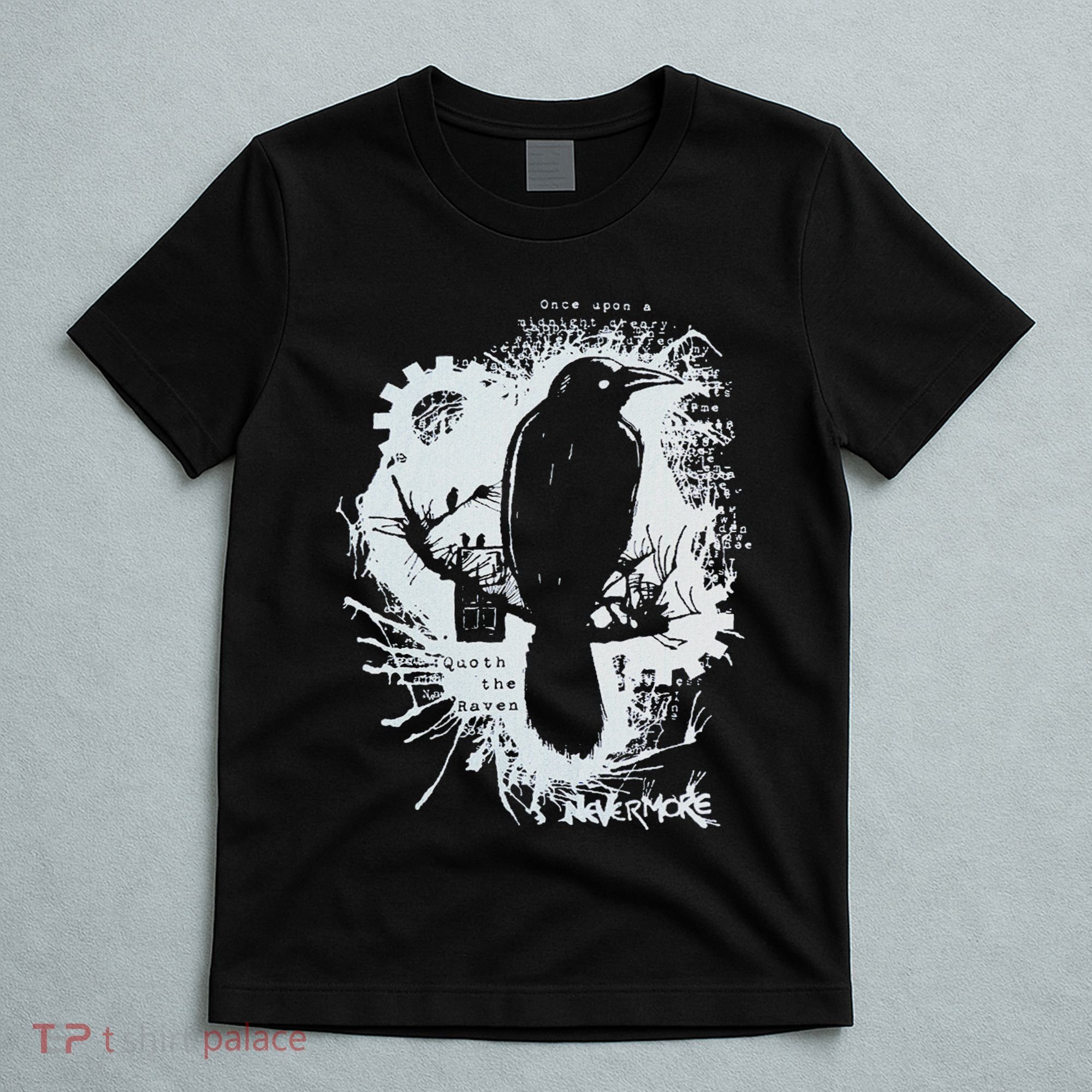 Edgar Allan Poe Tales Of Poe Gif Readers Gothic T-Shirt