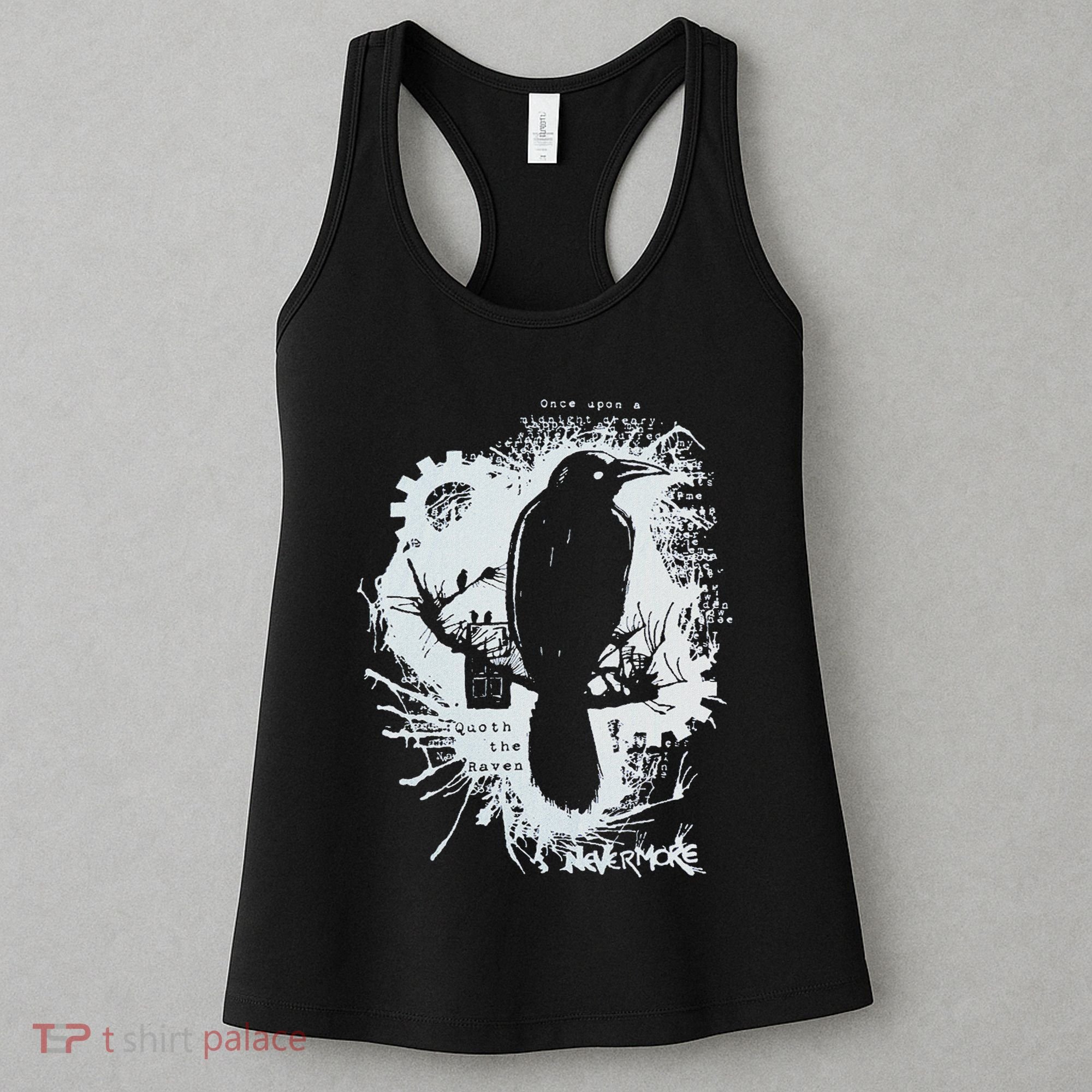 Edgar Allan Poe Tales Of Poe Gif Readers Gothic Women's Tank Top