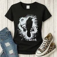 Edgar Allan Poe Tales Of Poe Gif Readers Gothic Women's T-Shirt thumb 3