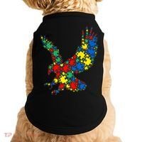 Eagle Autism Puzzle for Autism Awareness Doggie Tank thumb 0