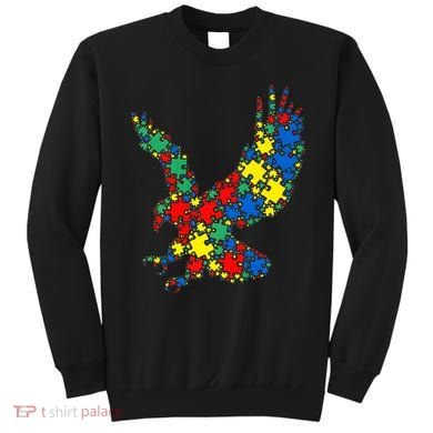 Eagle Autism Puzzle for Autism Awareness Sweatshirt