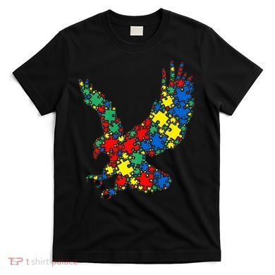 Eagle Autism Puzzle for Autism Awareness T-Shirt