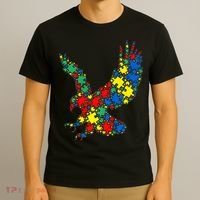 Eagle Autism Puzzle for Autism Awareness T-Shirt thumb 3