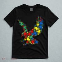 Eagle Autism Puzzle for Autism Awareness T-Shirt thumb 5