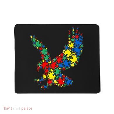 Eagle Autism Puzzle for Autism Awareness Mousepad