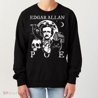 Edgar Allan Poe Poems Quotes Raven Literature Women's Sweatshirt thumb 0