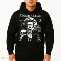 Edgar Allan Poe Poems Quotes Raven Literature Hoodie thumb 2