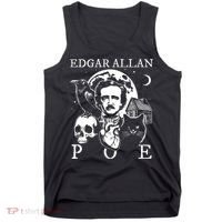 Edgar Allan Poe Poems Quotes Raven Literature Tank Top thumb 0