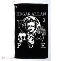 Edgar Allan Poe Poems Quotes Raven Literature Golf Towel thumb 0