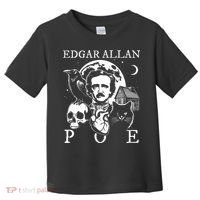 Edgar Allan Poe Poems Quotes Raven Literature Toddler T-Shirt thumb 0