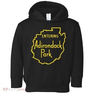 Entering Adirondack Park Sign Toddler Hoodie